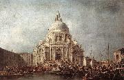 GUARDI, Francesco The Doge at the Basilica of La Salute  gd USA oil painting reproduction